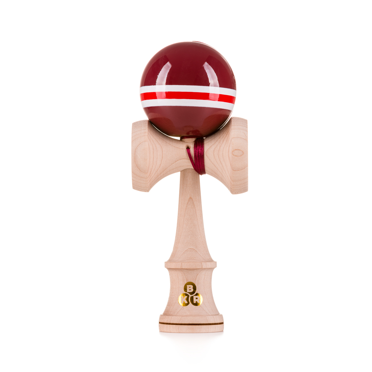 Kendama KBR Revolt Red Maple cu noul ken big Cups 1