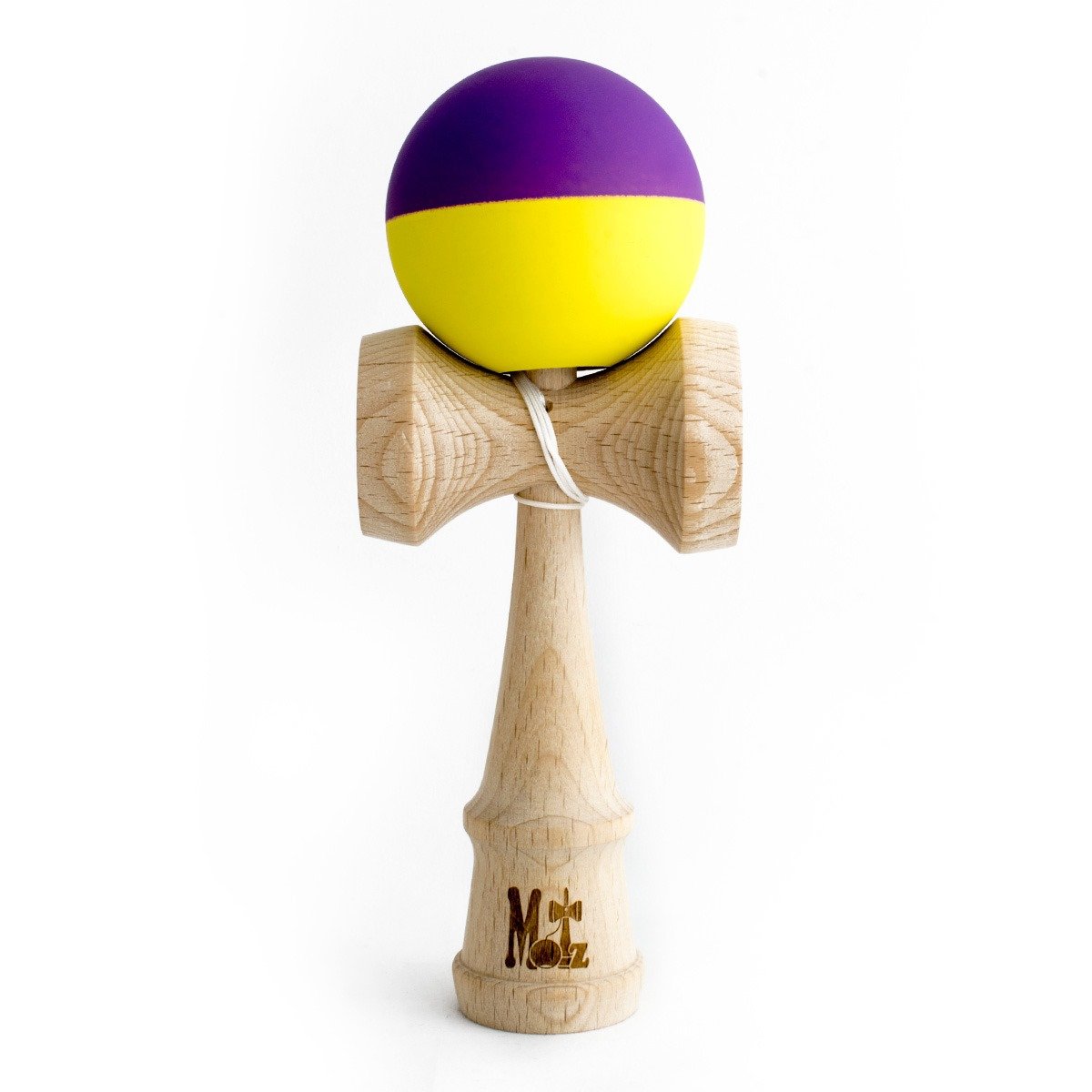 Kendama Motz half RUBBER mov-galben Originala