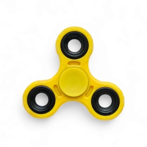 Spinner colorat pentru copii – Jucărie interactivă și distractivă - galben