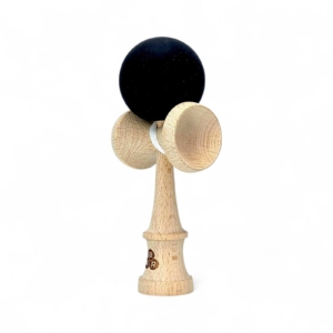 Kendama KBR Solid rubber grip Black, cu noul ken KBR big cups