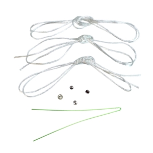 Ata Kendama Silk - PREMIUM PACK 3 ate de 70cm cu rulment, Alb