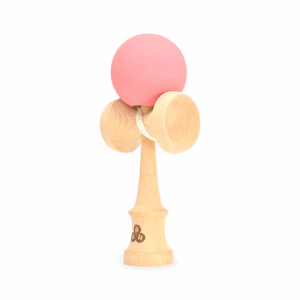 Kendama KBR Solid rubber grip Pink, cu noul ken KBR big cups