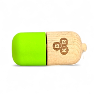 01 kendama pill rubber green kendamashop.ro