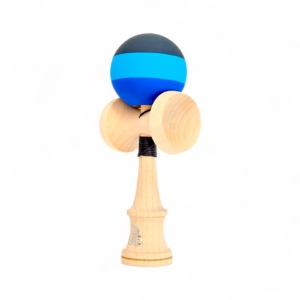 01 Kendama KBR Flaggy Blue Rubber Maple big cups & blance hole